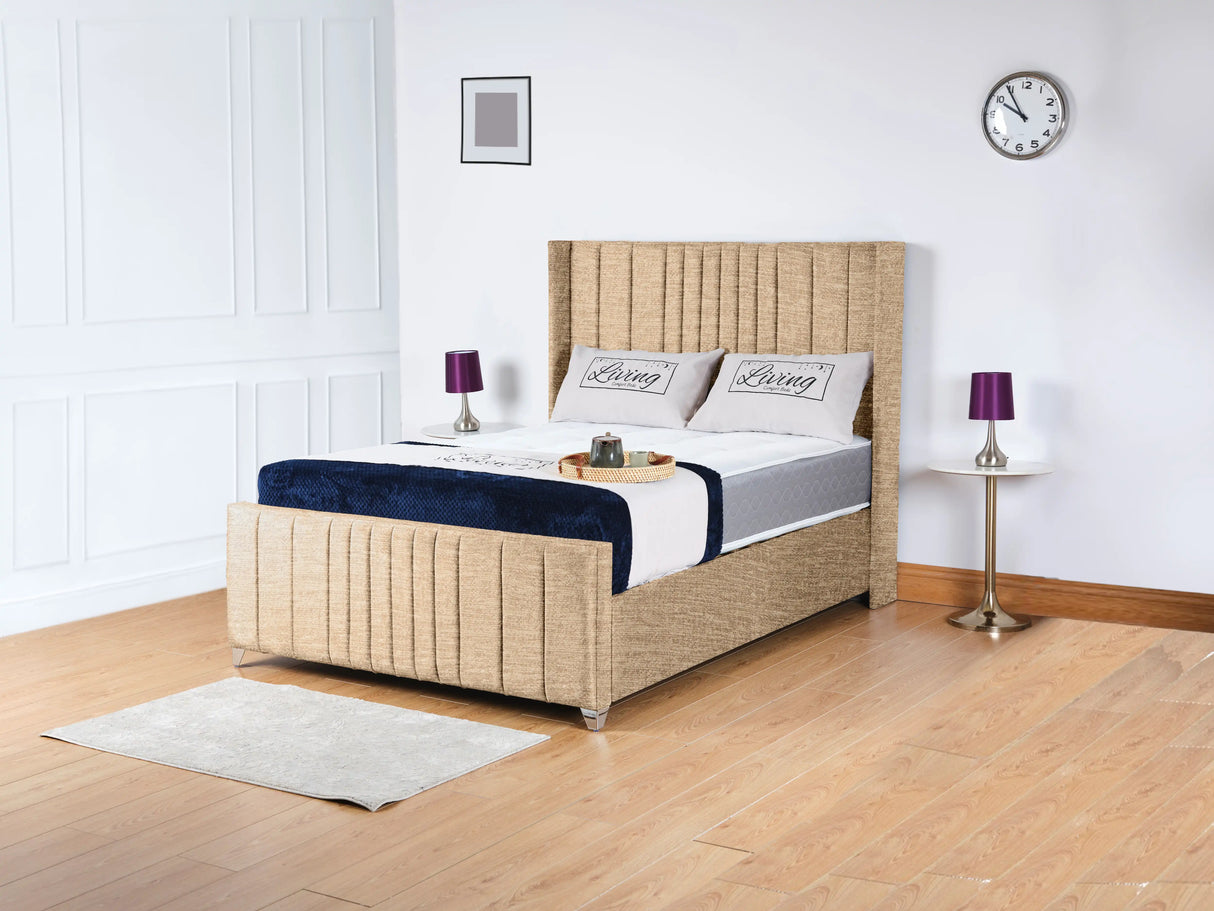 Balmoral Wingback Upholstered Bed