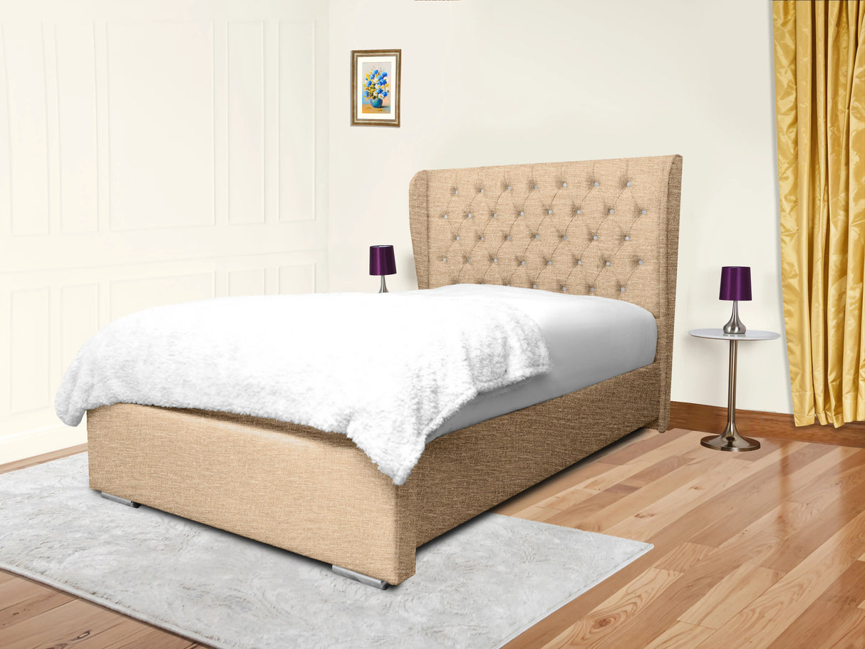Cierra Wingback Upholstered Bed