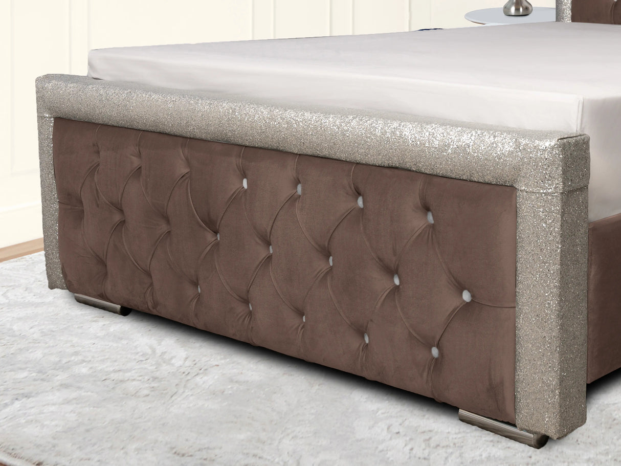 Glitz Upholstered Bed
