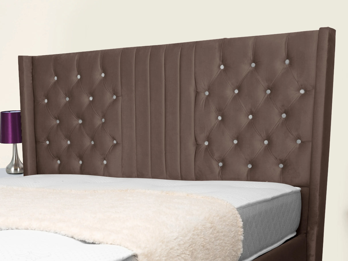 Middleton Wingback Upholstered Bed