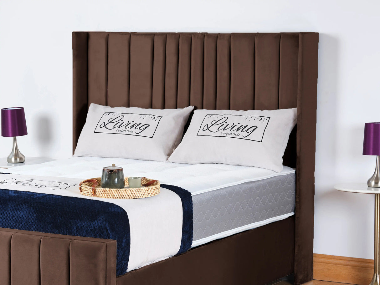 Balmoral Wingback Upholstered Bed