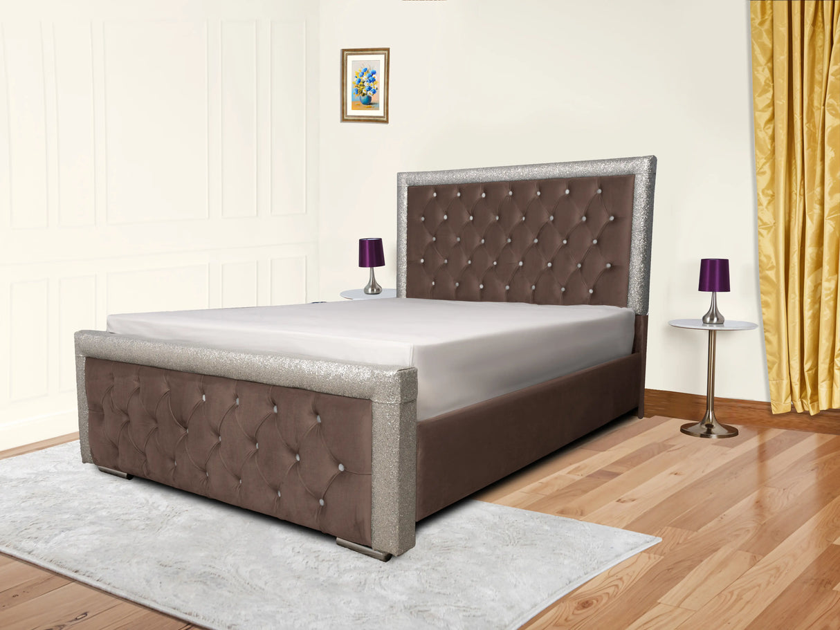 Glitz Upholstered Bed