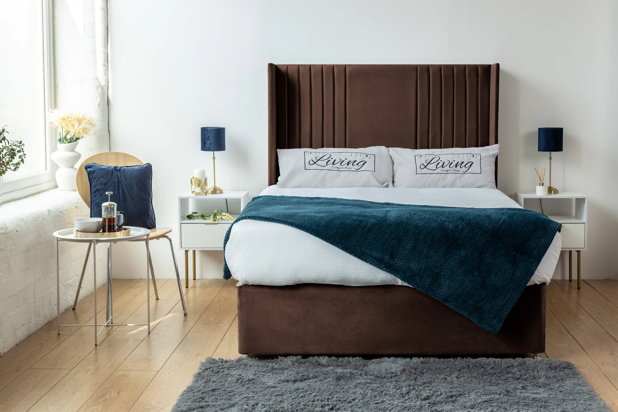 Skyline wingback Divan Bed