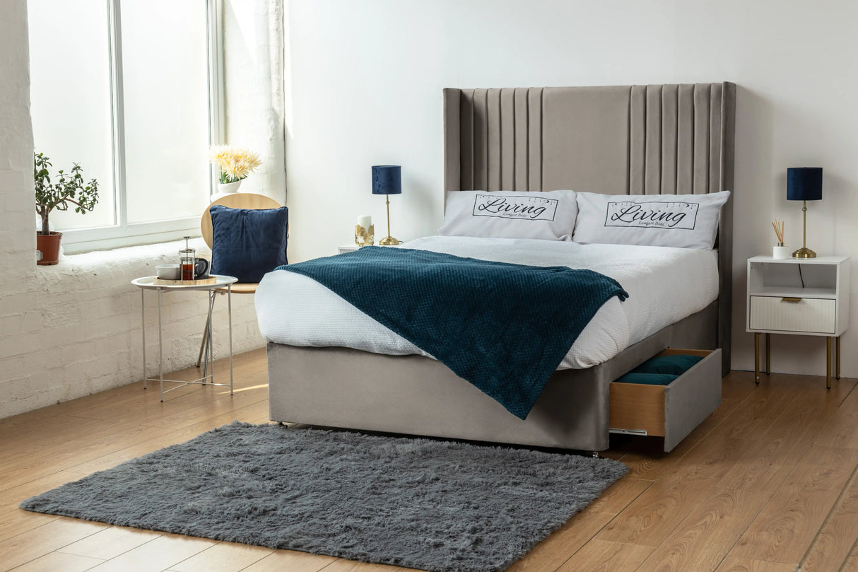 Skyline wingback Divan Bed
