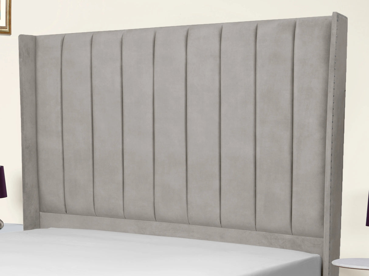 Sara Wingback Upholstered Bed