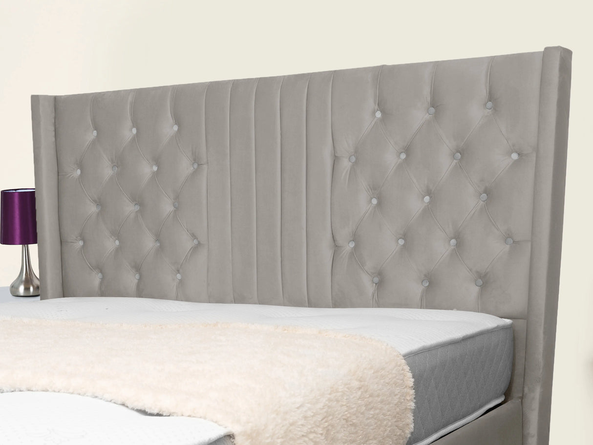 Middleton Wingback Upholstered Bed