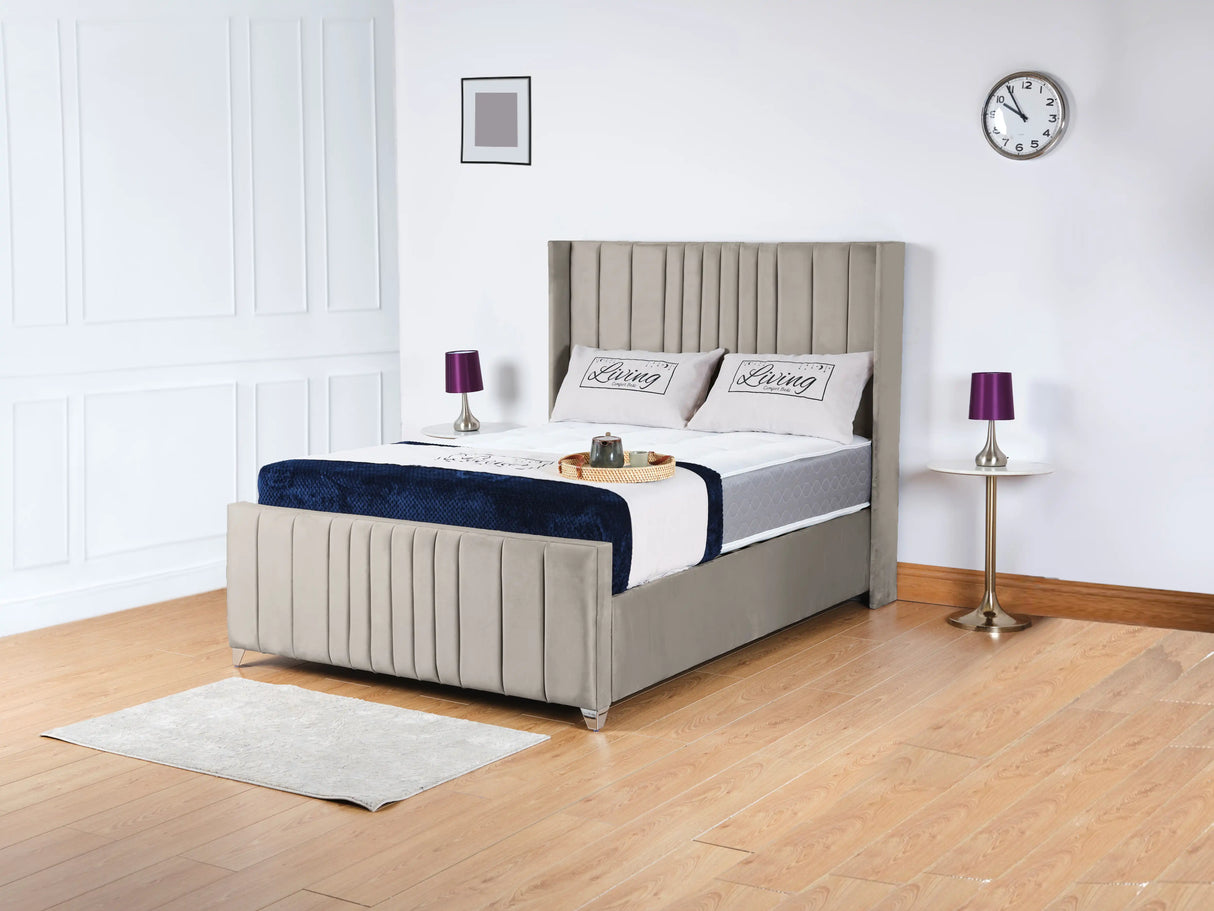 Balmoral Wingback Upholstered Bed
