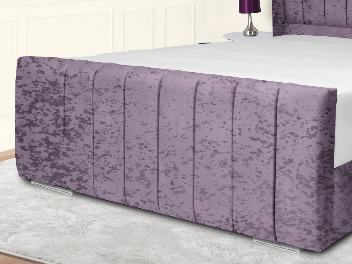 Sara Wingback Upholstered Bed