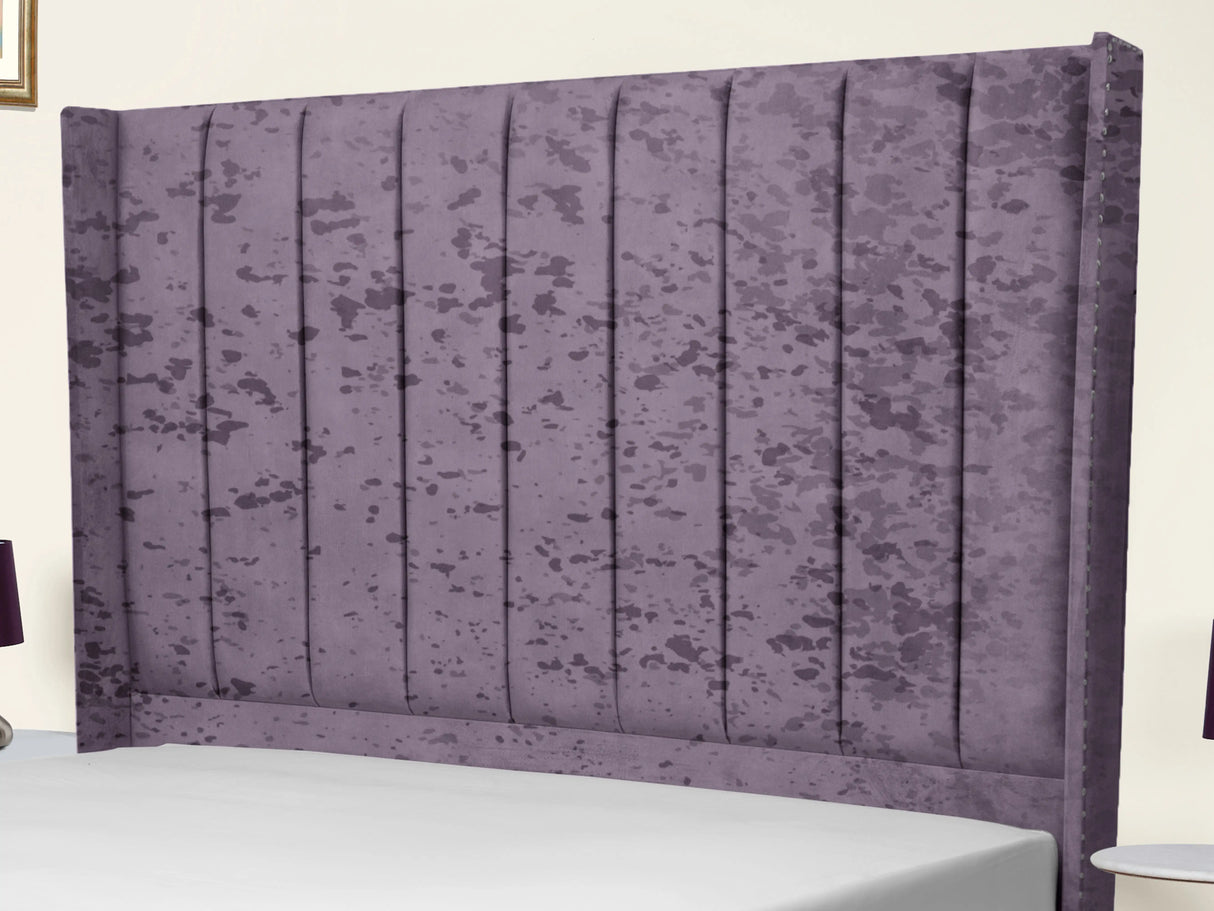 Sara Wingback Upholstered Bed