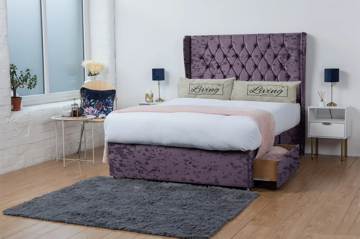 Mary Wingback Divan Bed