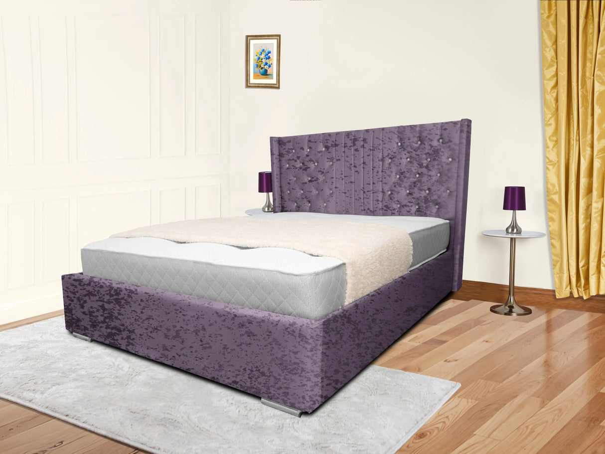 Middleton Wingback Upholstered Bed