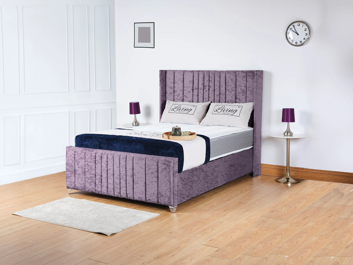 Balmoral Wingback Upholstered Bed