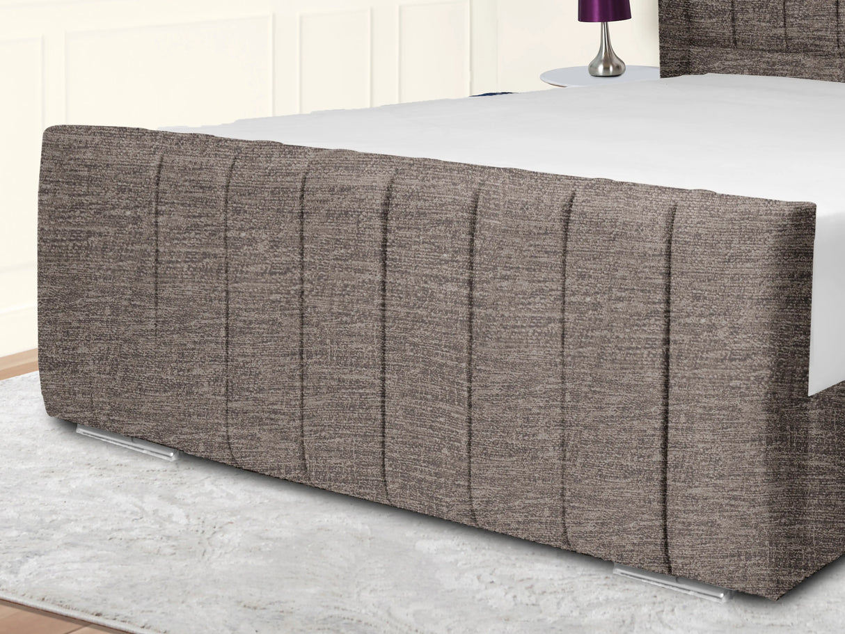 Sara Wingback Upholstered Bed