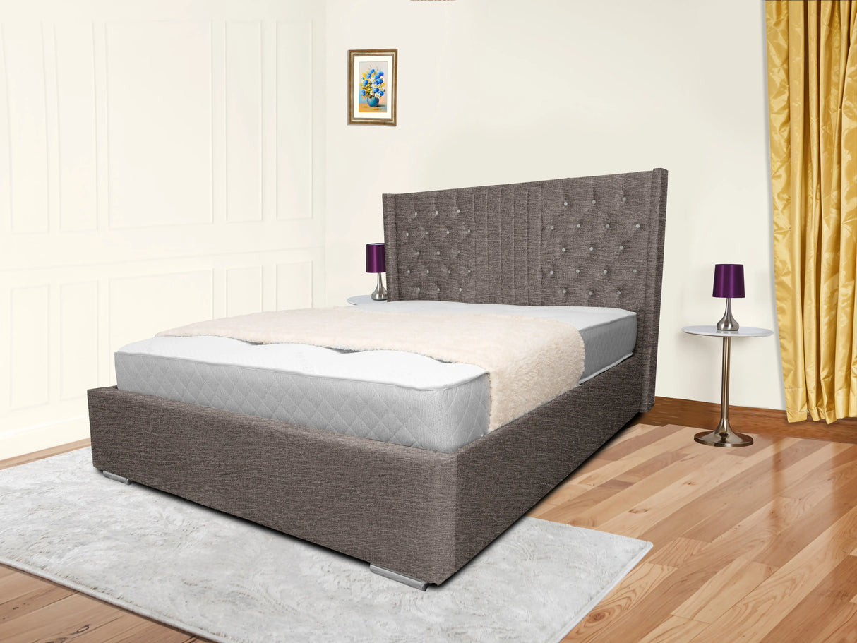 Middleton Wingback Upholstered Bed