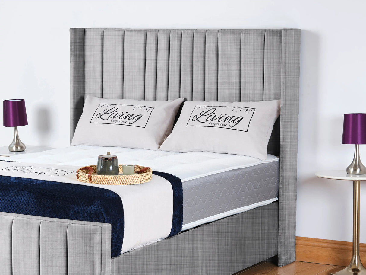 Balmoral Wingback Upholstered Bed