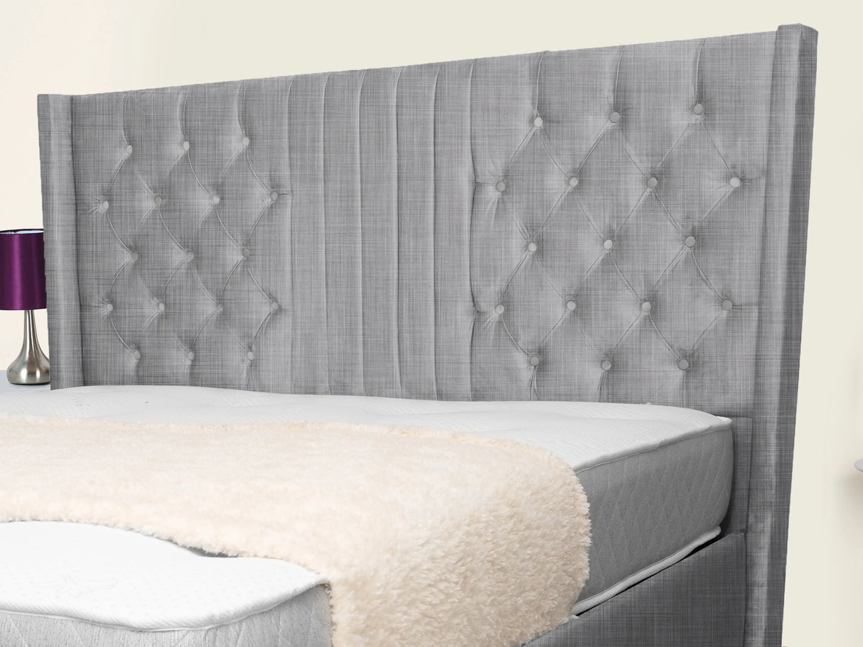 Middleton Wingback Upholstered Bed