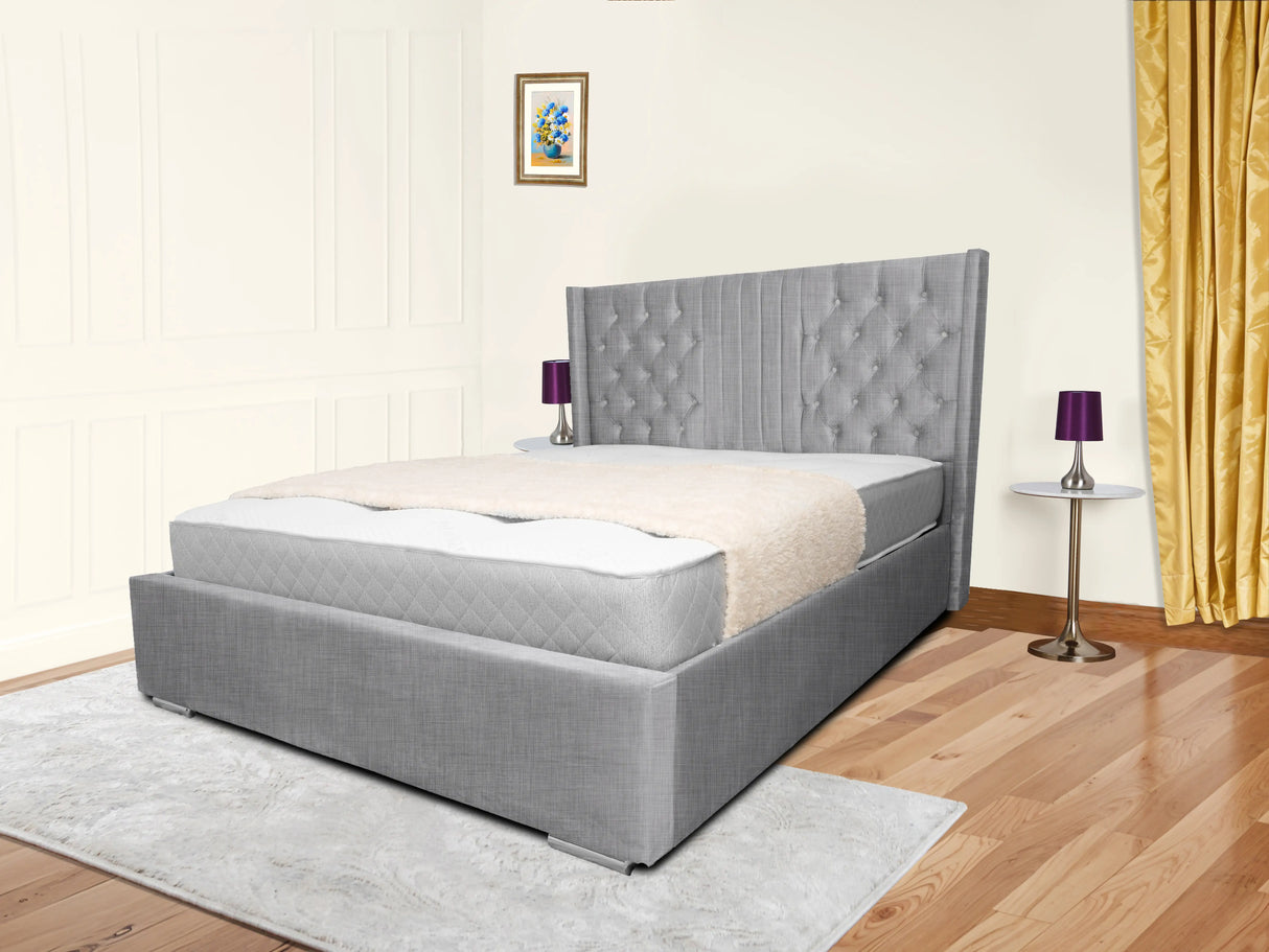 Middleton Wingback Upholstered Bed
