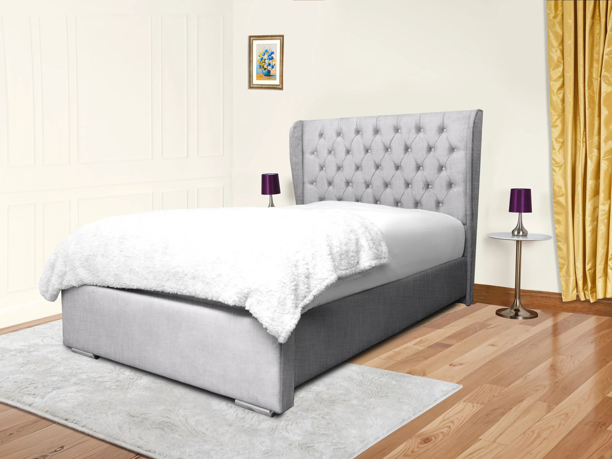 Cierra Wingback Upholstered Bed