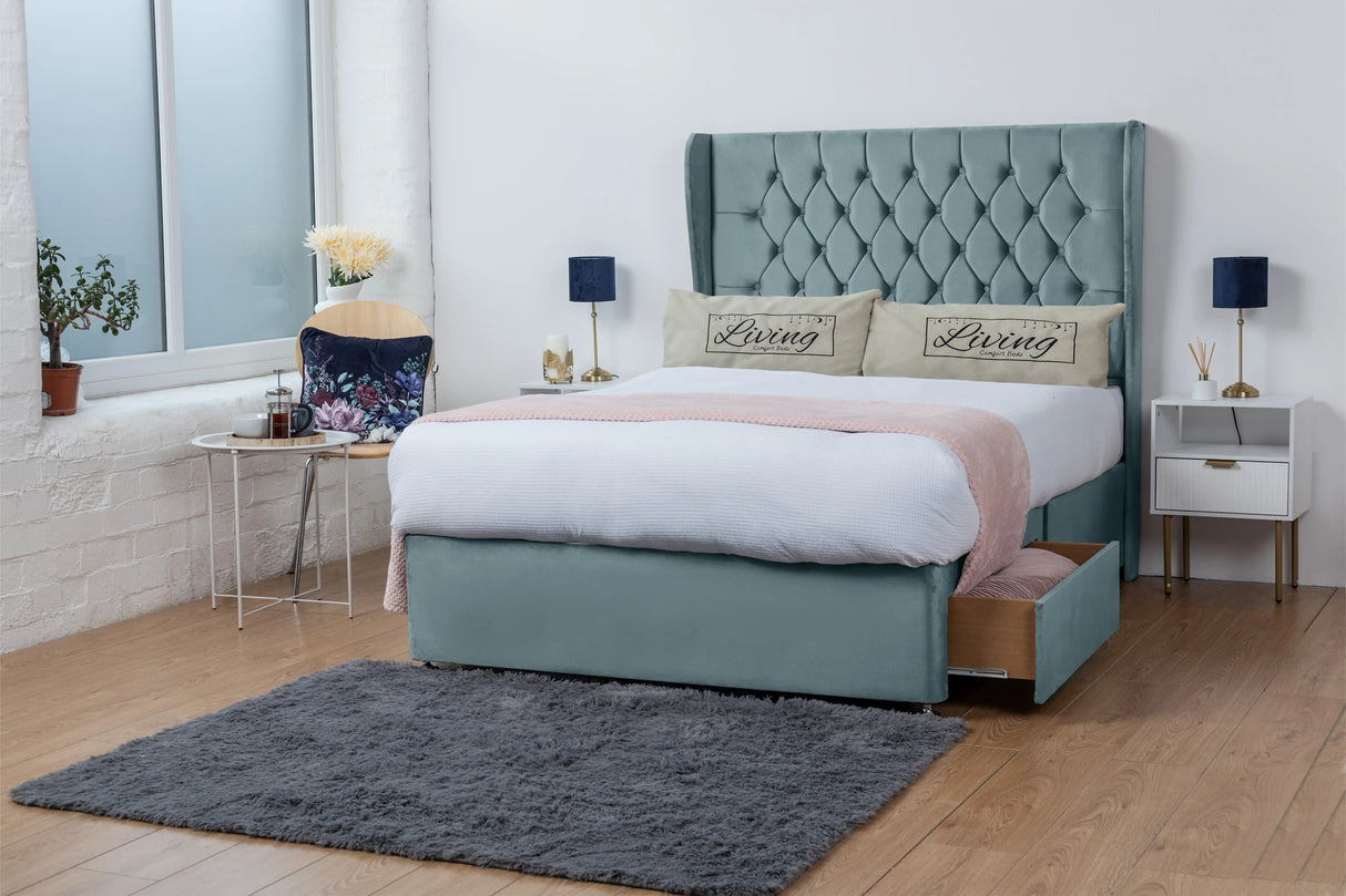 Mary Wingback Divan Bed