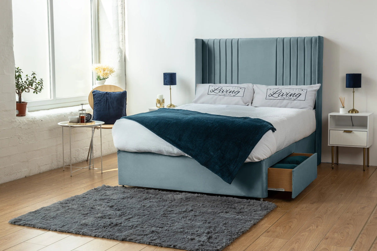 Skyline wingback Divan Bed
