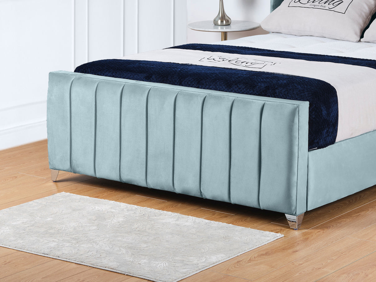 Empire Wingback Upholstered Bed