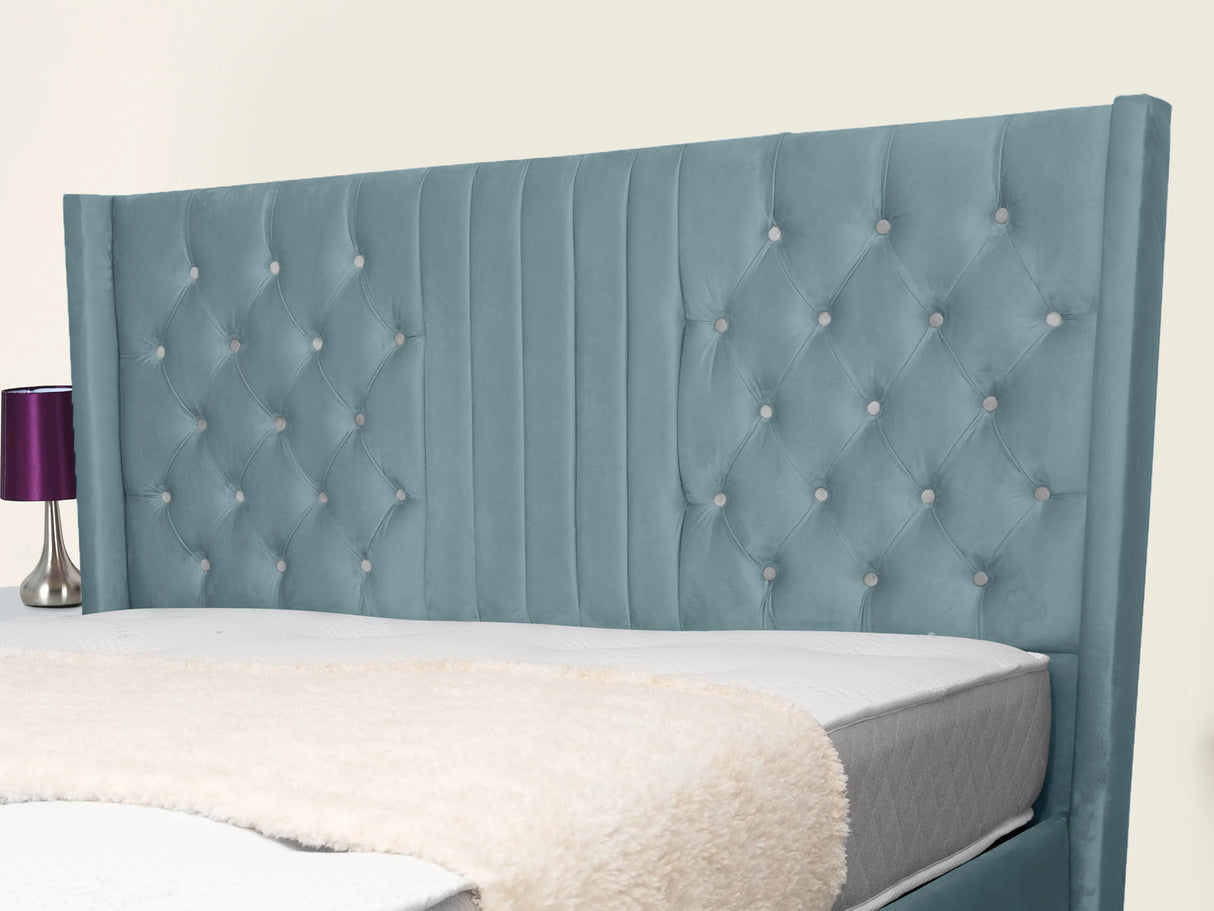 Middleton Wingback Upholstered Bed