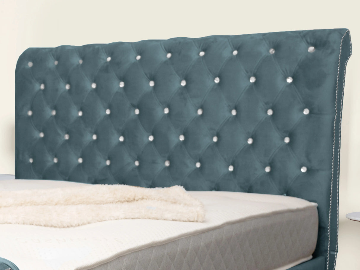 Swanzy Sleigh Upholstered Bed