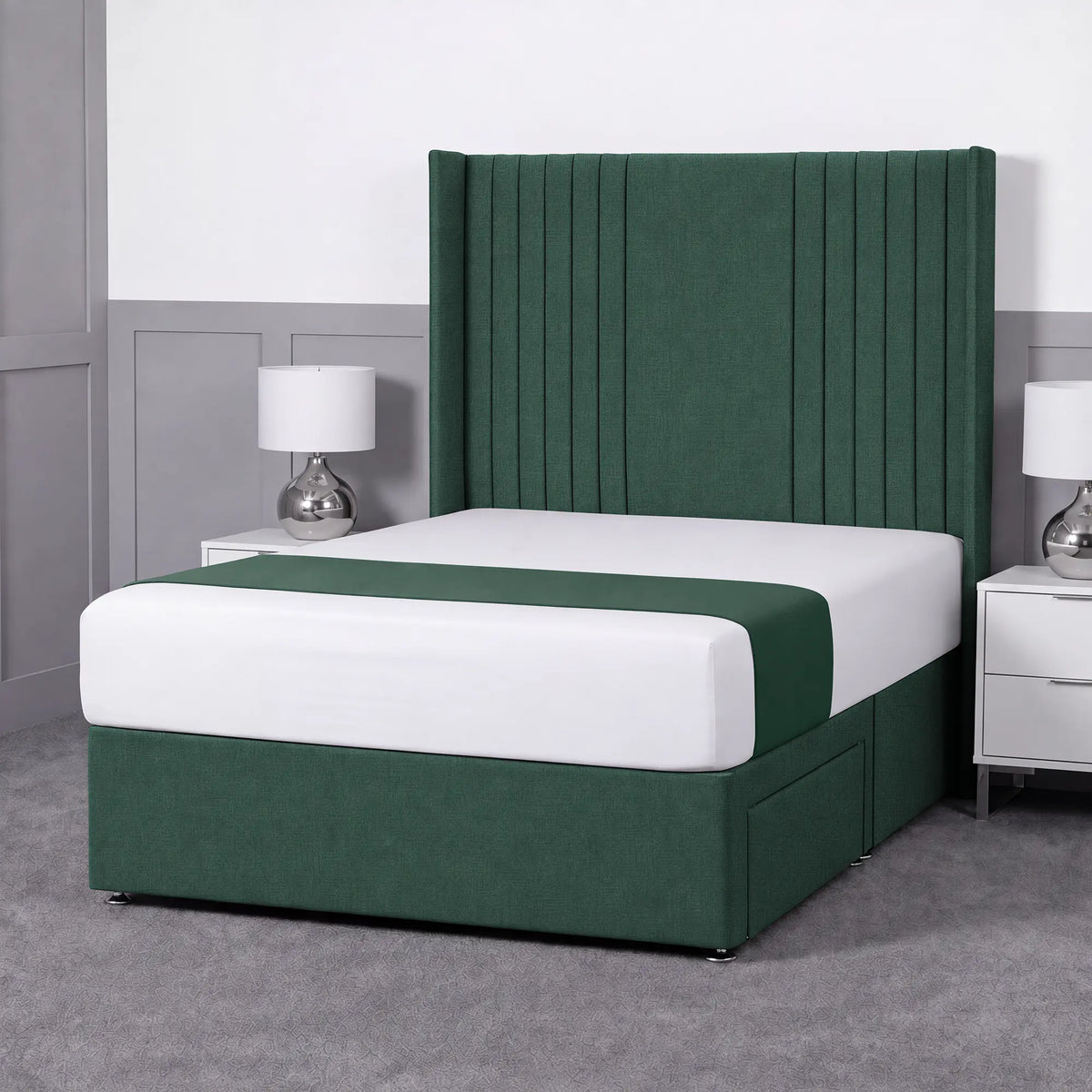Skyline Wingback Divan bed