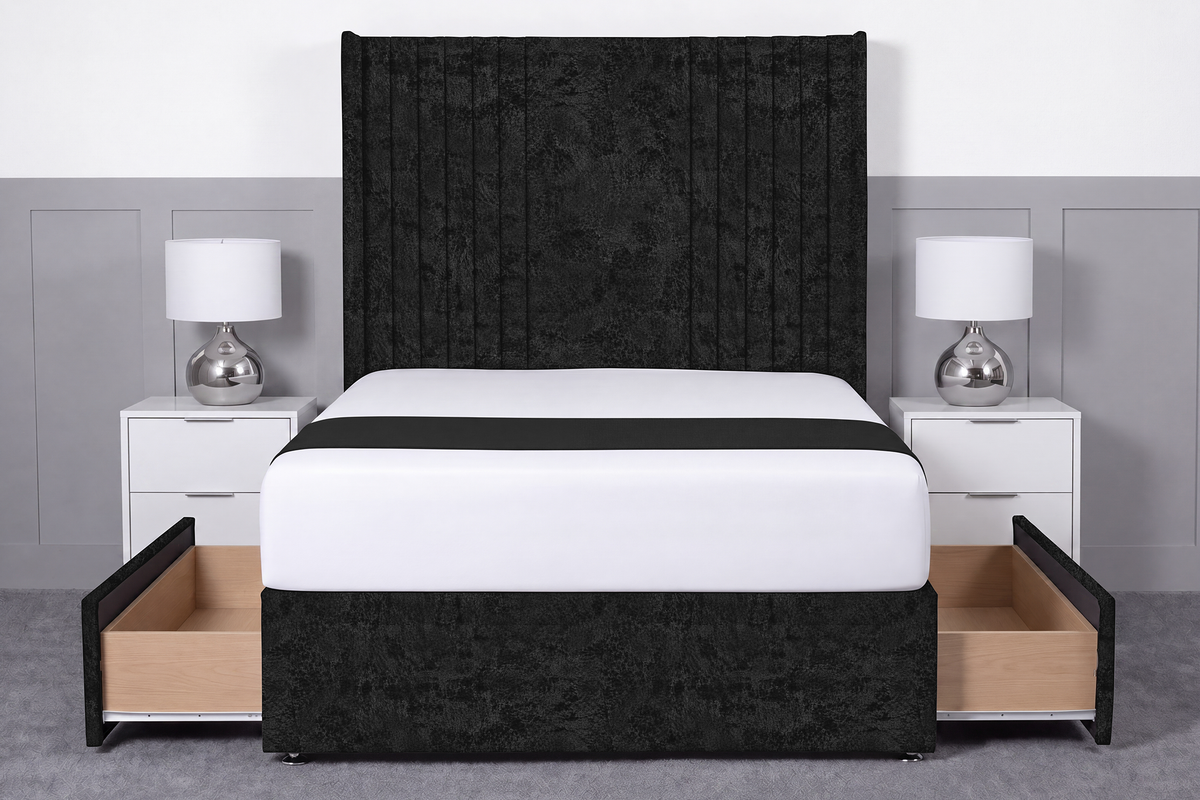 Skyline Wingback Divan bed
