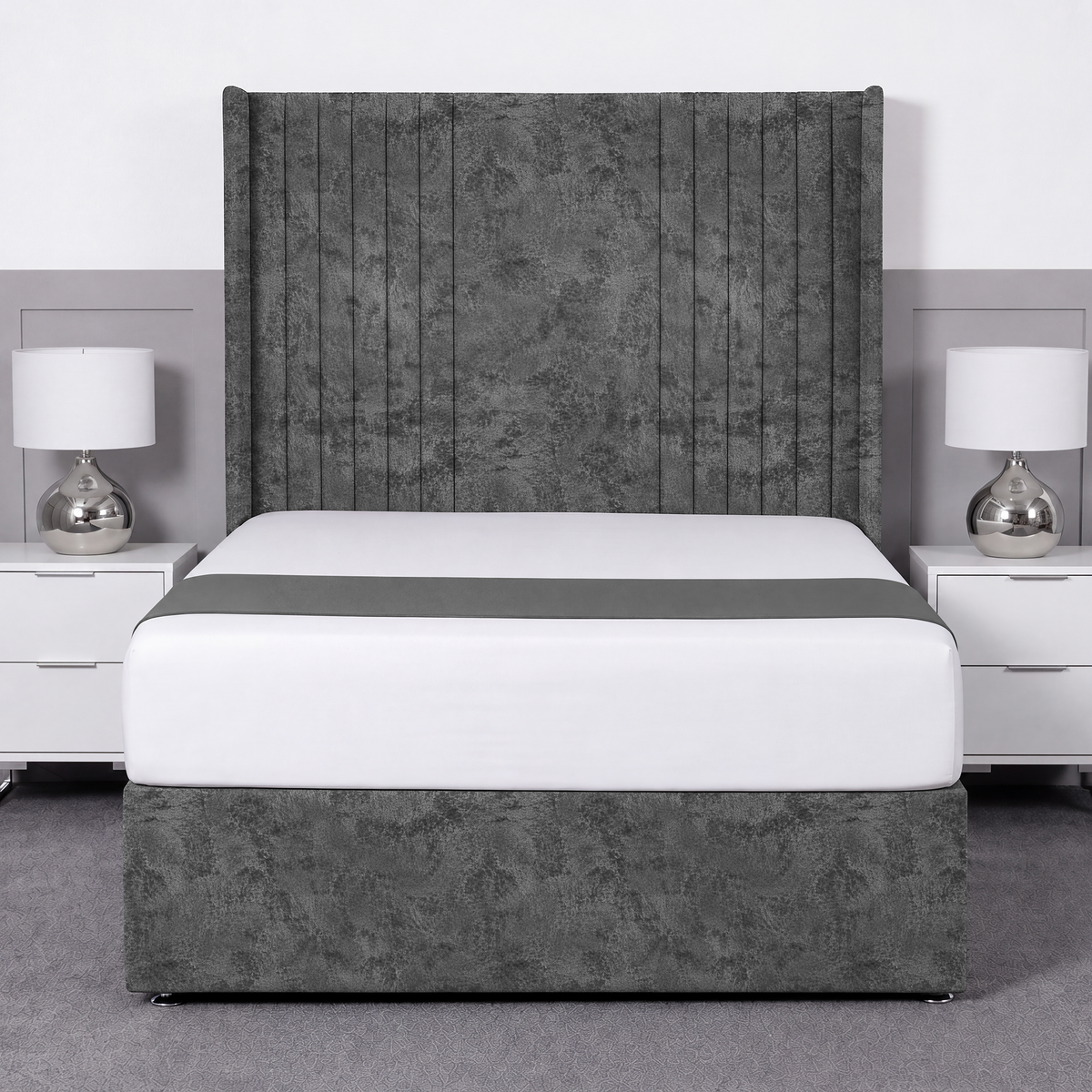 Skyline Wingback Divan bed