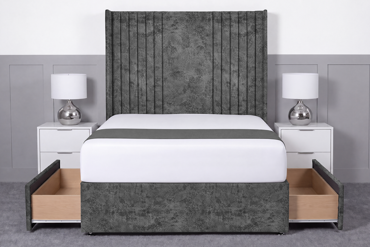 Skyline Wingback Divan bed