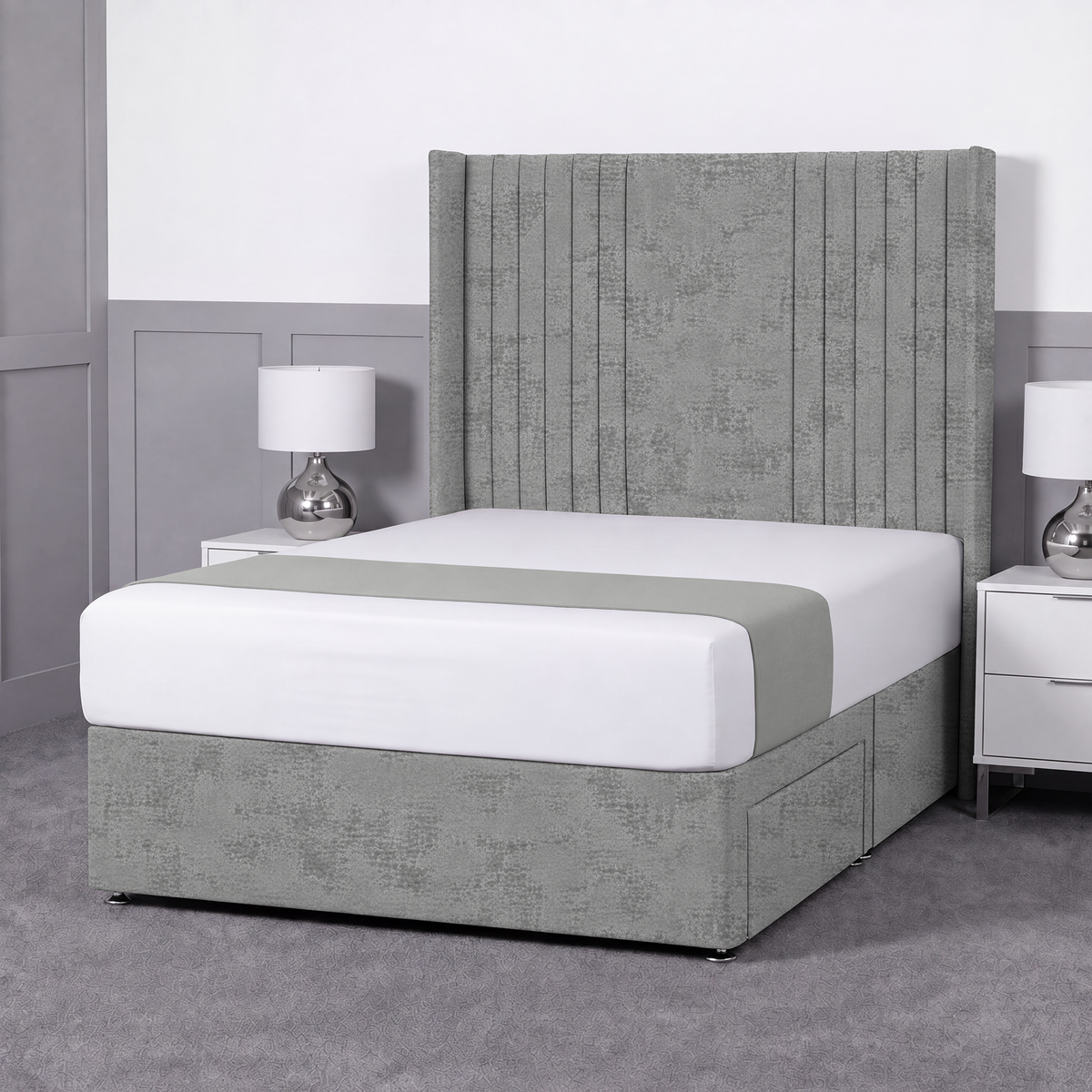 Skyline Wingback Divan bed