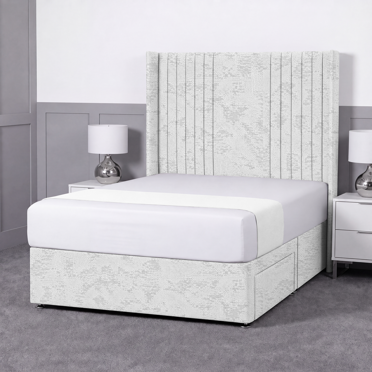 Skyline Wingback Divan bed