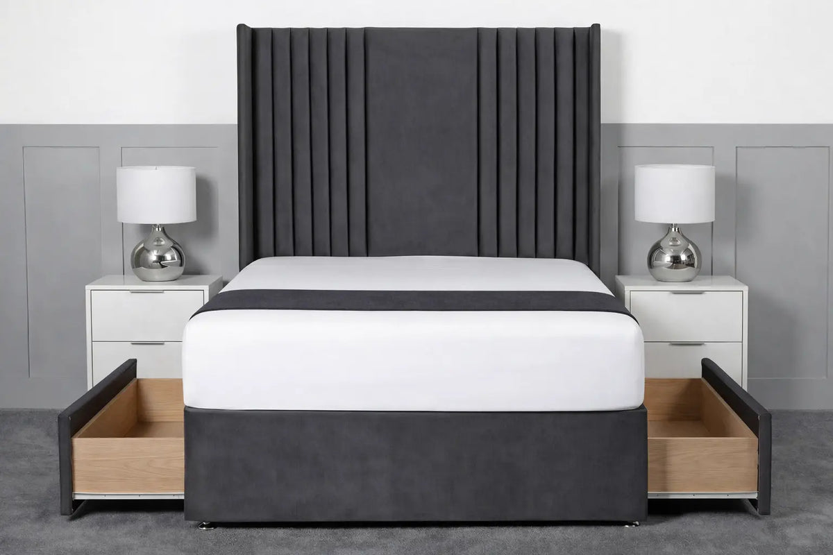Skyline Wingback Divan bed