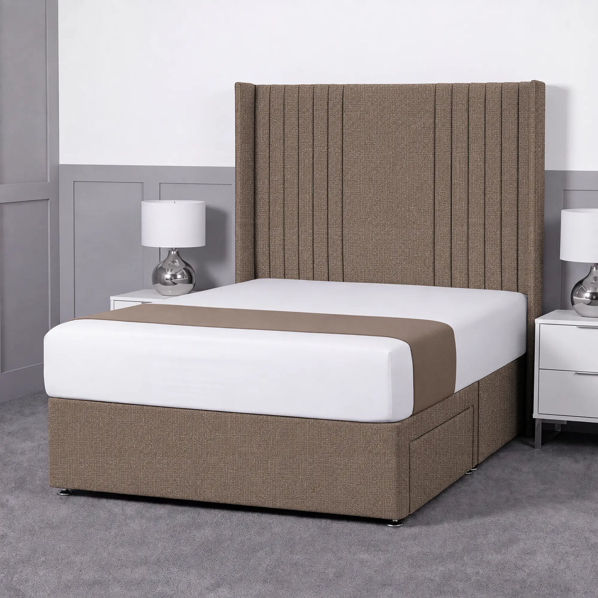 Skyline Wingback Divan bed