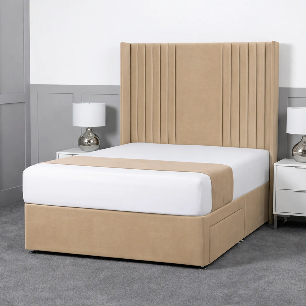 Skyline Wingback Divan bed