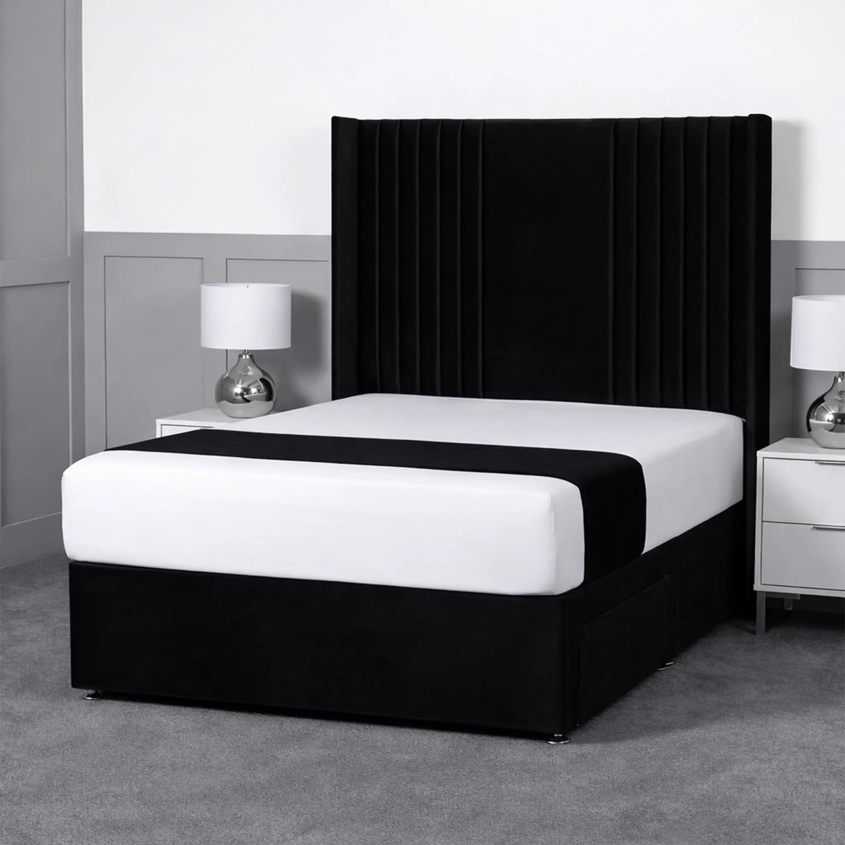Skyline Wingback Divan bed