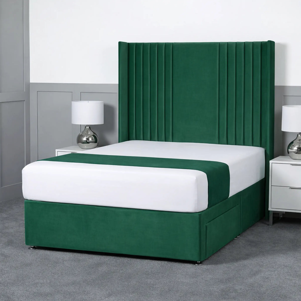 Skyline Wingback Divan bed