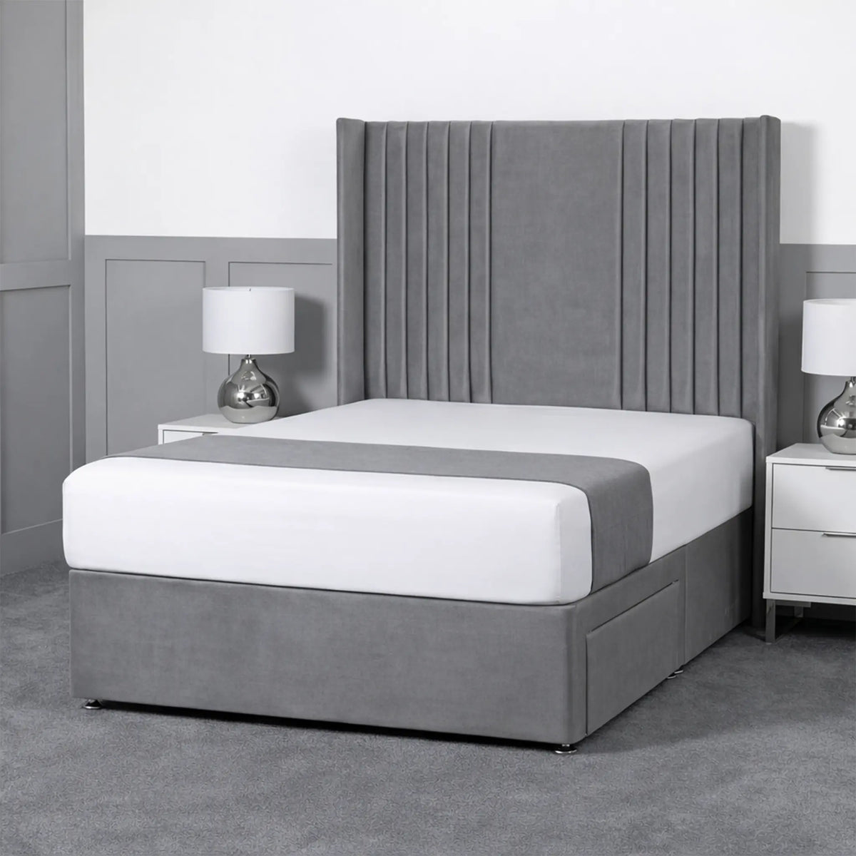 Skyline Wingback Divan bed