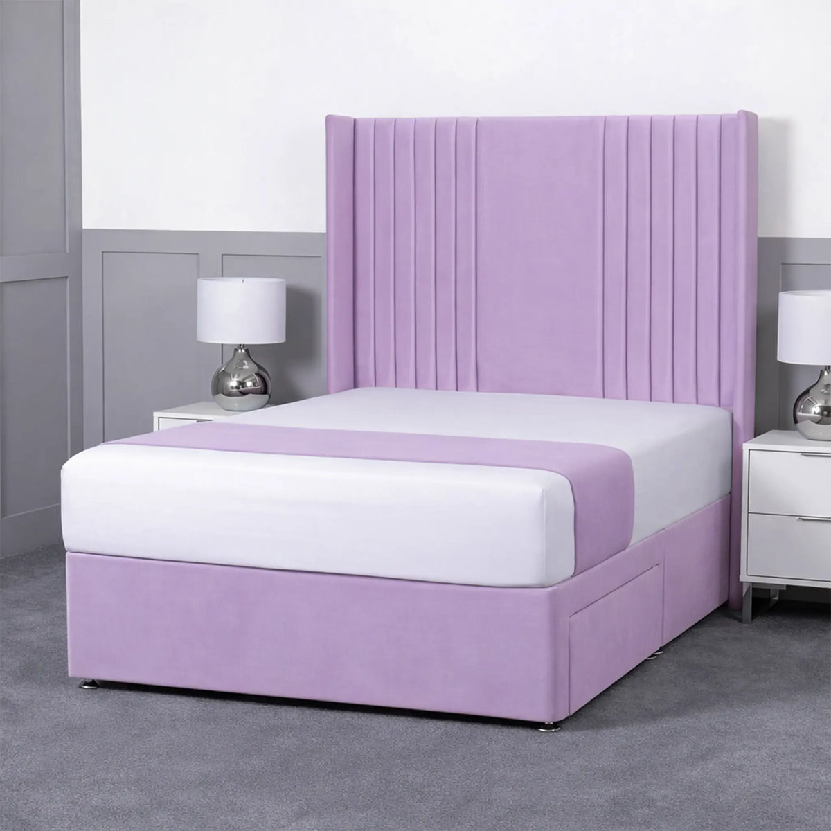 Skyline Wingback Divan bed