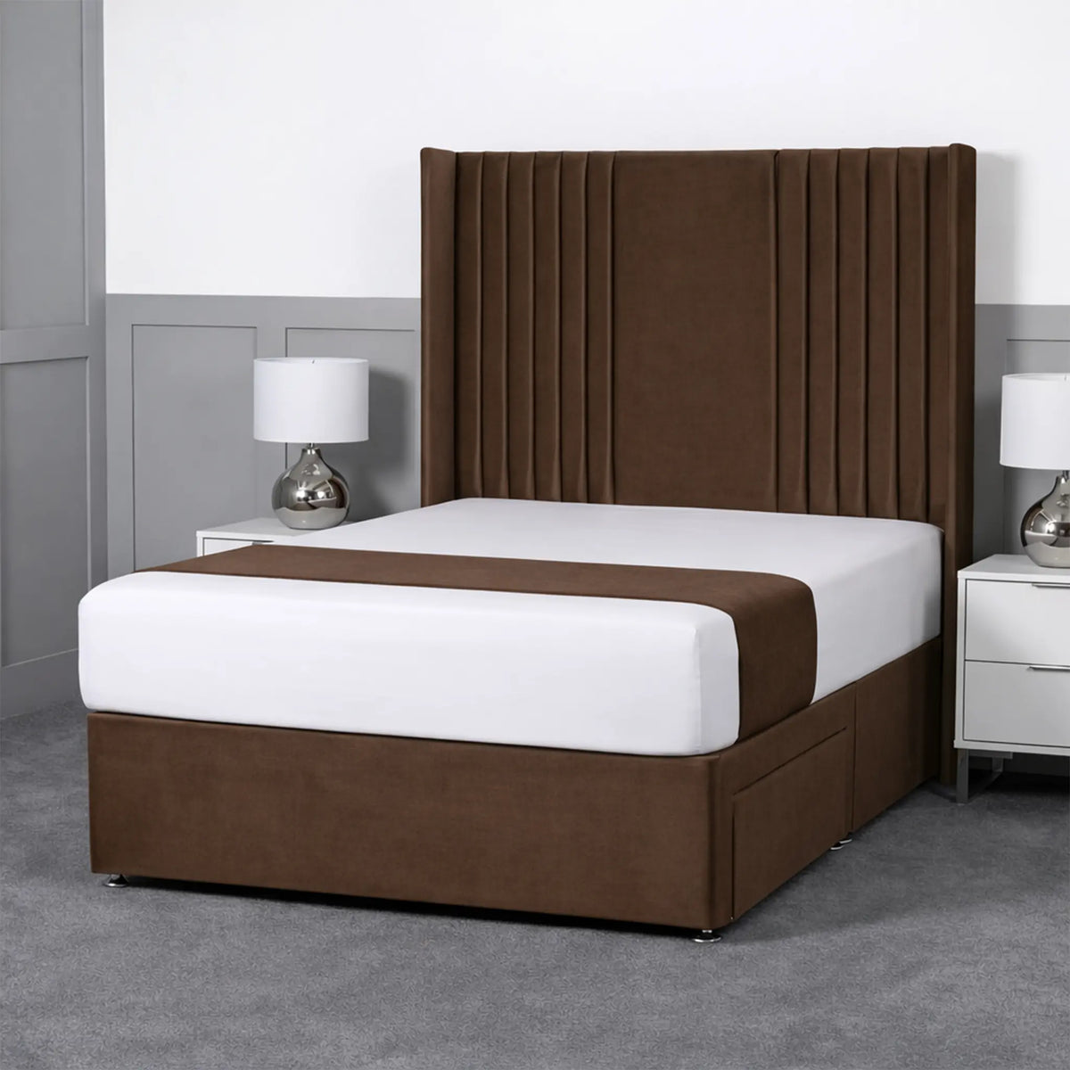 Skyline Wingback Divan bed