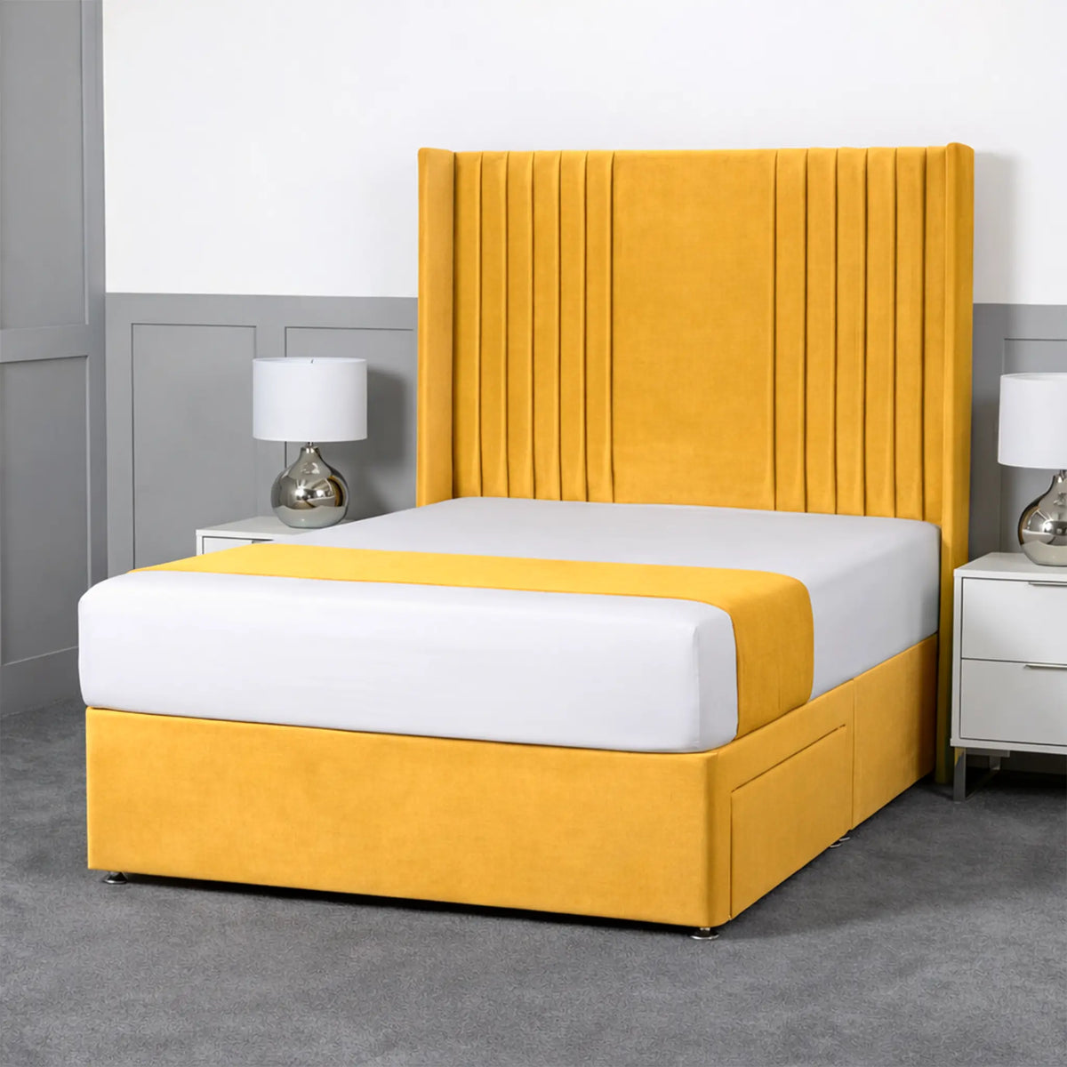 Skyline Wingback Divan bed