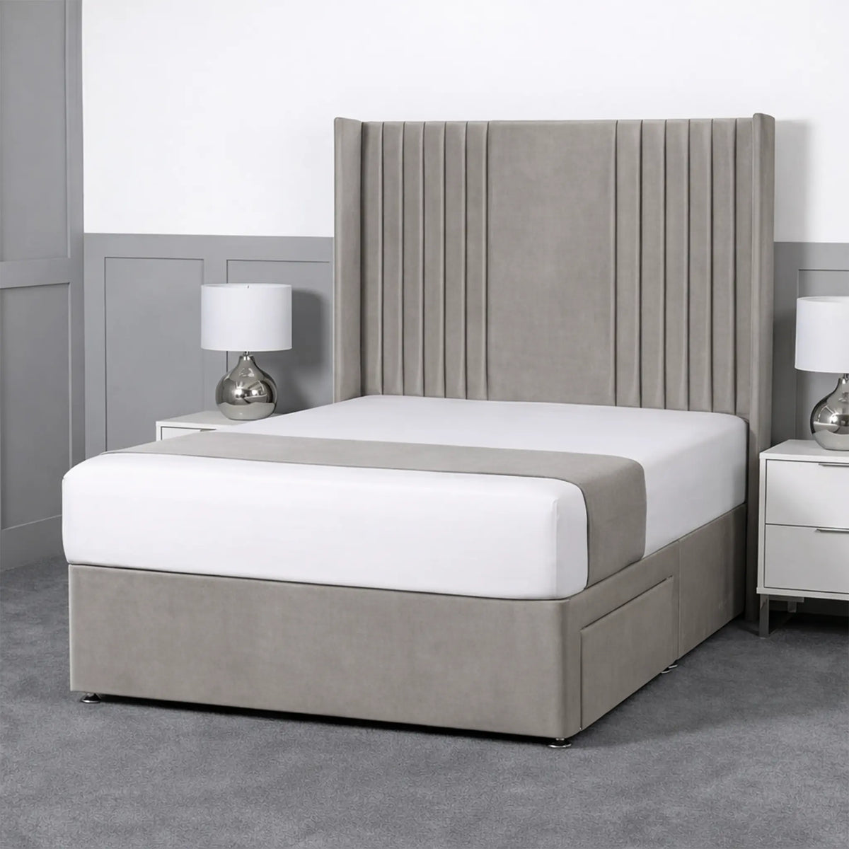 Skyline Wingback Divan bed