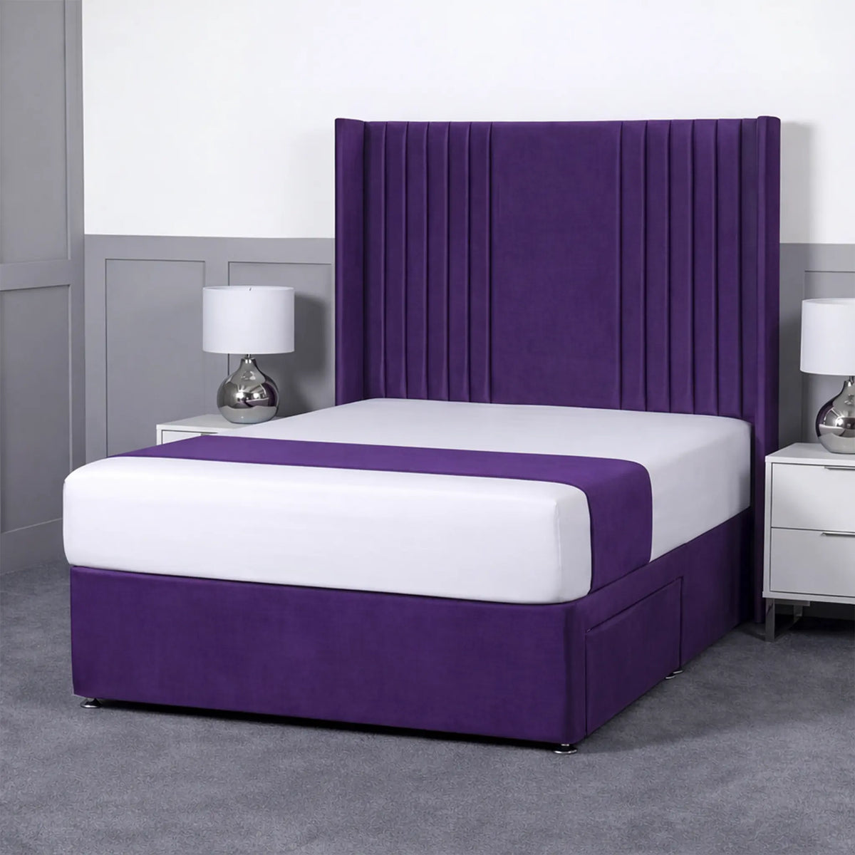 Skyline Wingback Divan bed
