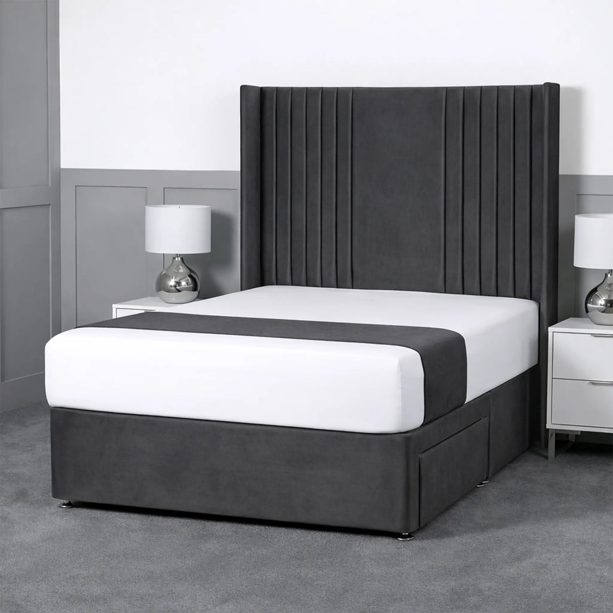 Skyline Wingback Divan bed