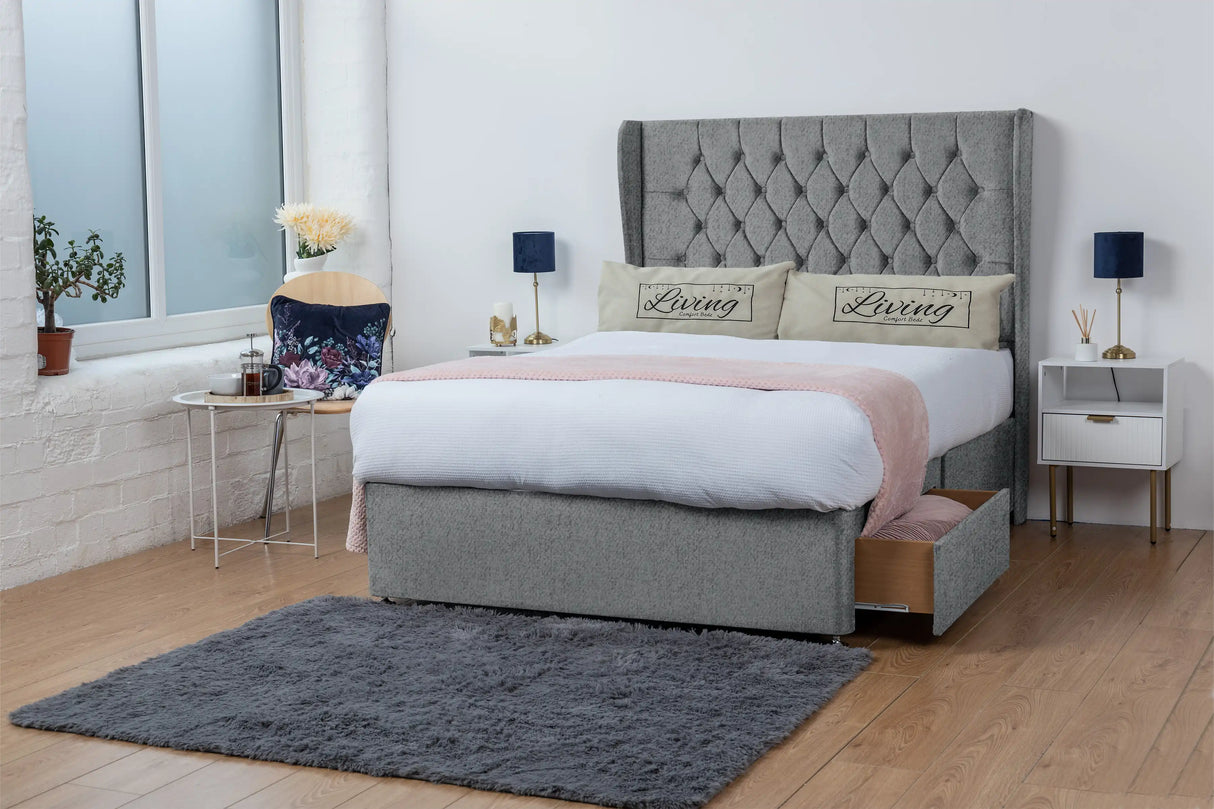 Mary Wingback Divan Bed