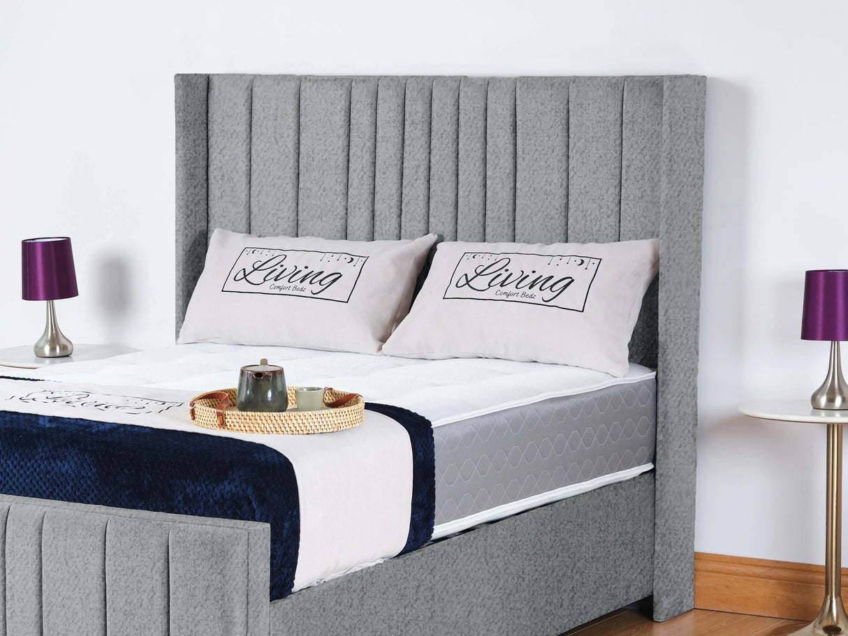 Balmoral Wingback Upholstered Bed