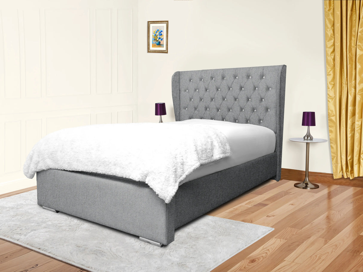 Cierra Wingback Upholstered Bed