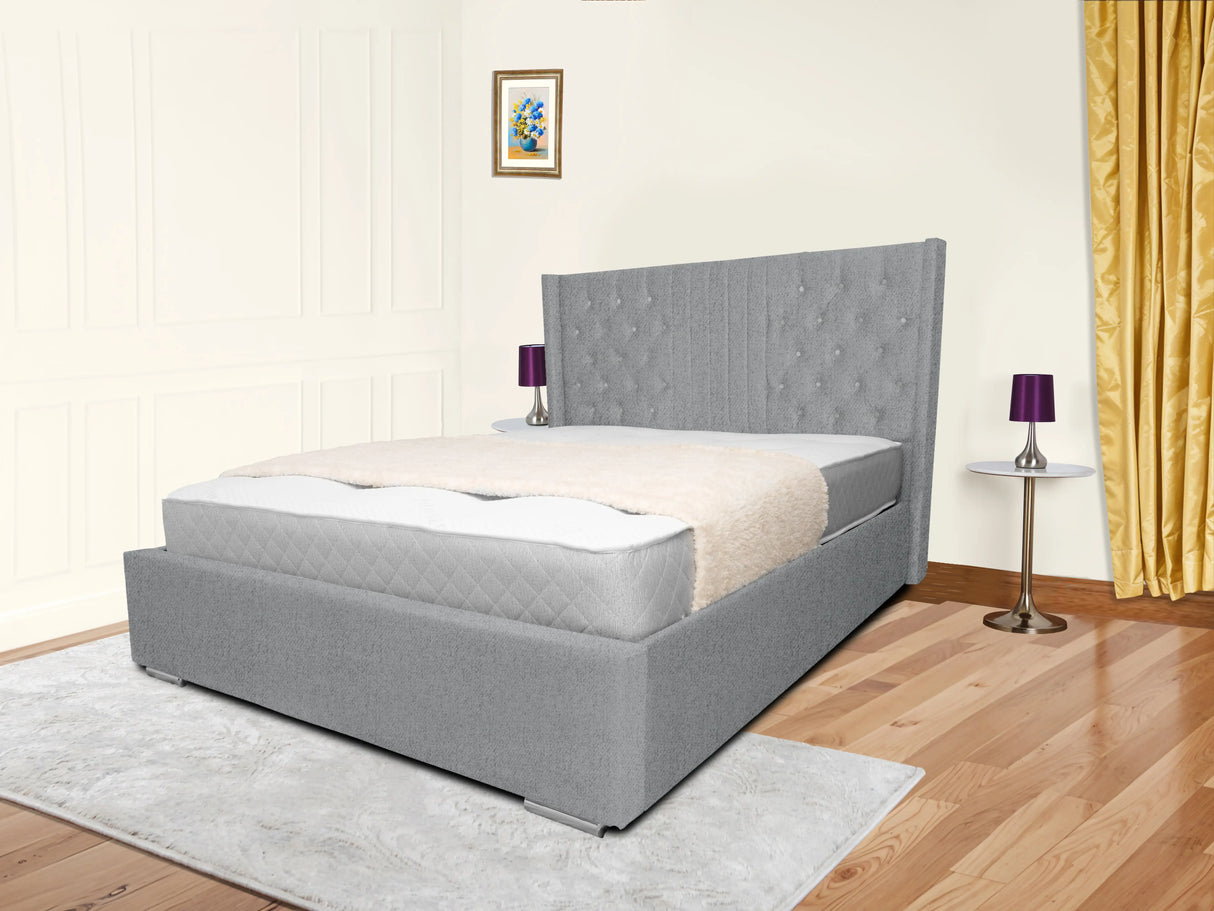 Middleton Wingback Upholstered Bed