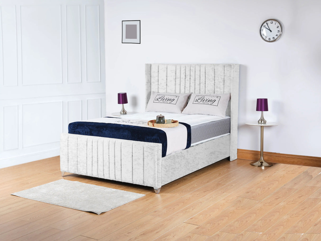 Balmoral Wingback Upholstered Bed